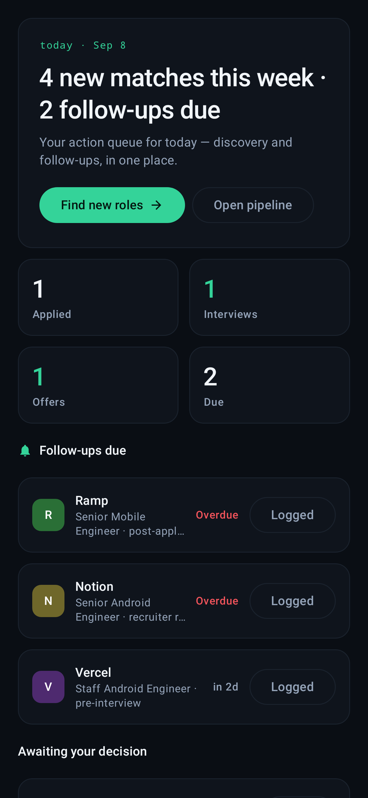 theme — dashboard, dark