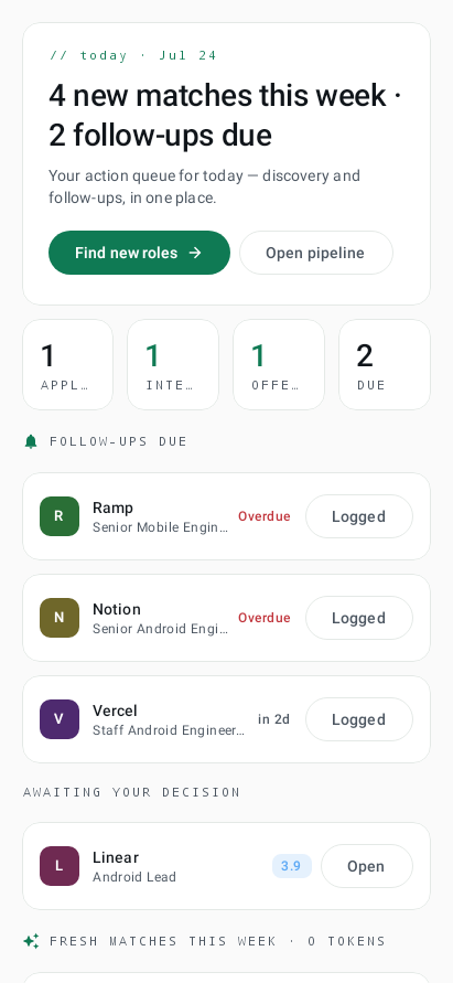 Android screen