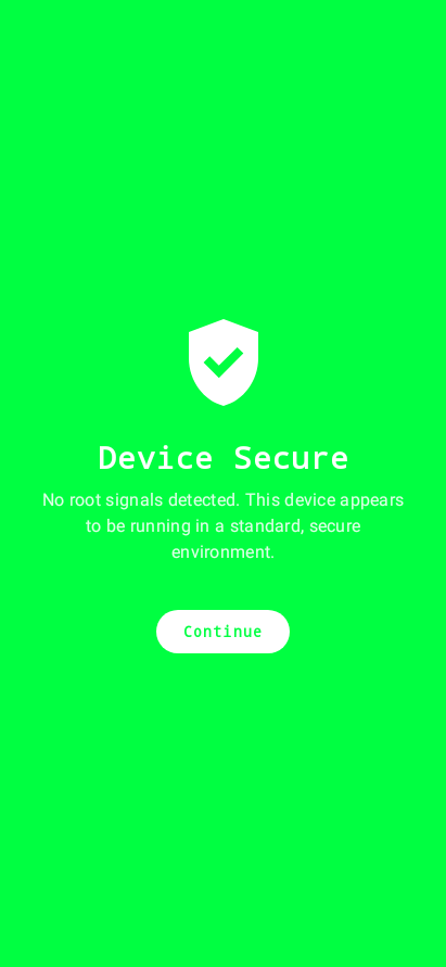 Root guard — secure device