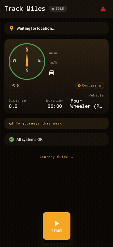 Track a trip — live flow
