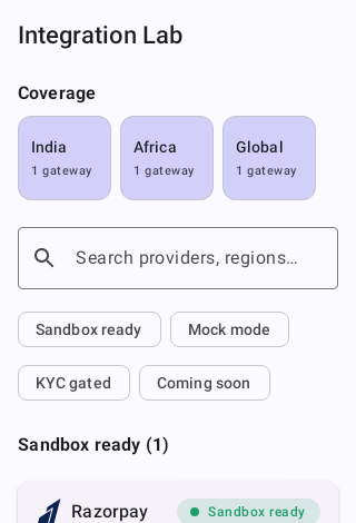 Provider catalog